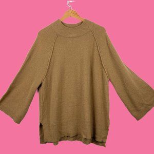 Calvin Klein Oversized Beige Tunic Sweater Extra Large Womens